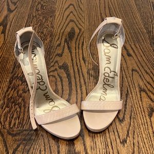 Sam Edelman nude strappy heels
